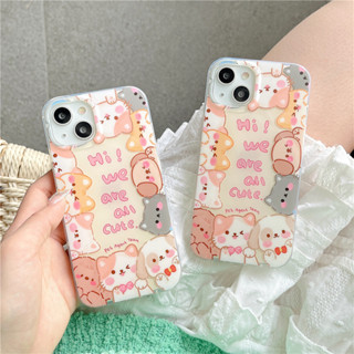 เคสลายน้องหมาน้องแมว all cute เคสไอโฟน เคสสำหรับ IPHONE CASE 11-14PROMAX