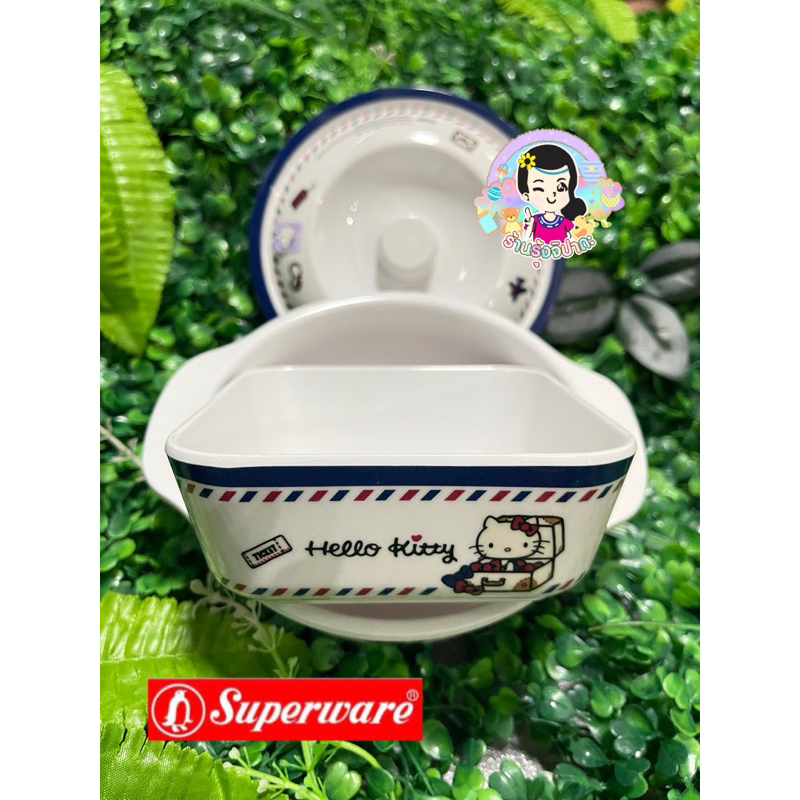 ชุดทานข้าวเมลามีนลายคิตตี้ทาเวล ศรีไทยซุปเปอร์แวร์ สวยมทกคะ #ร้านรุ้งจิปาถะ - รูปที่ 2