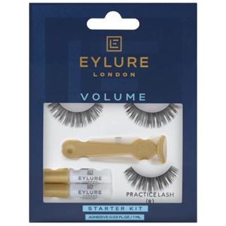 Eylure False Lashes - Volume Starter Kit No. 101/ใช้ซ้ำ 5 ครั้ง/กาวติดได้ 18 ชม.