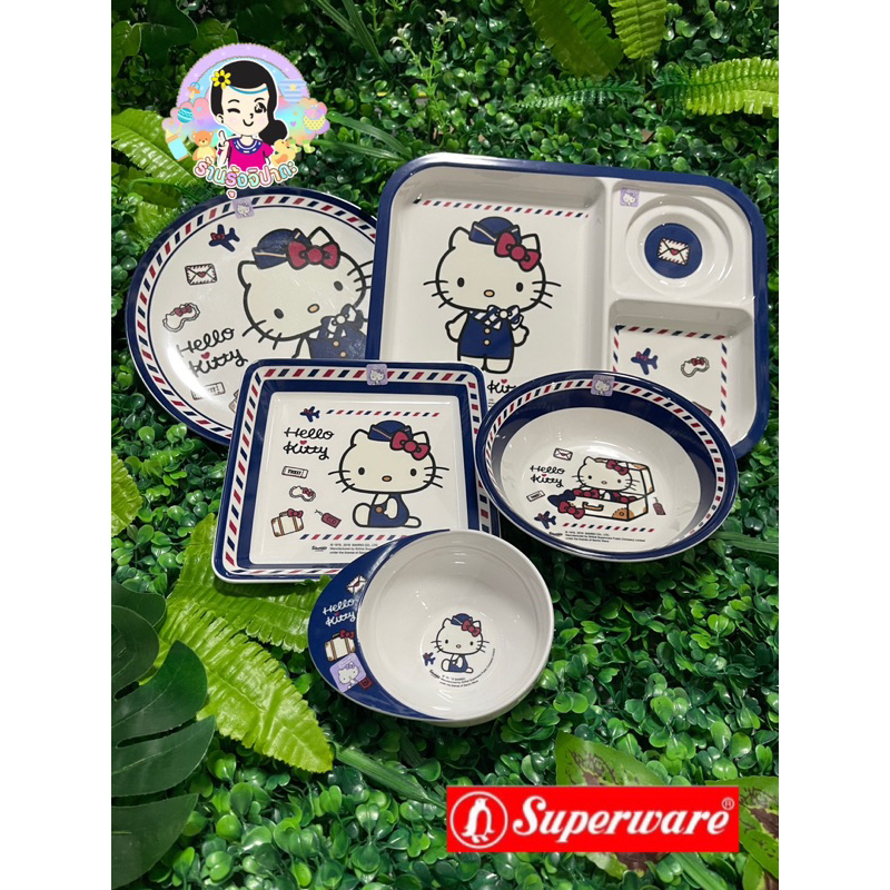 ชุดทานข้าวเมลามีนลายคิตตี้ทาเวล ศรีไทยซุปเปอร์แวร์ สวยมทกคะ #ร้านรุ้งจิปาถะ - รูปที่ 6