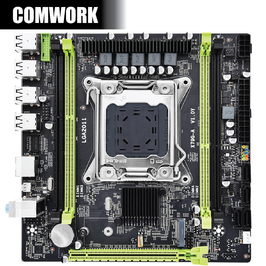 เมนบอร์ด ATERMITER X79 GA MICRO ATX LGA 2011 WORKSTATION SERVER MAINBOARD MOTHERBOARD CPU XEON COMWORK