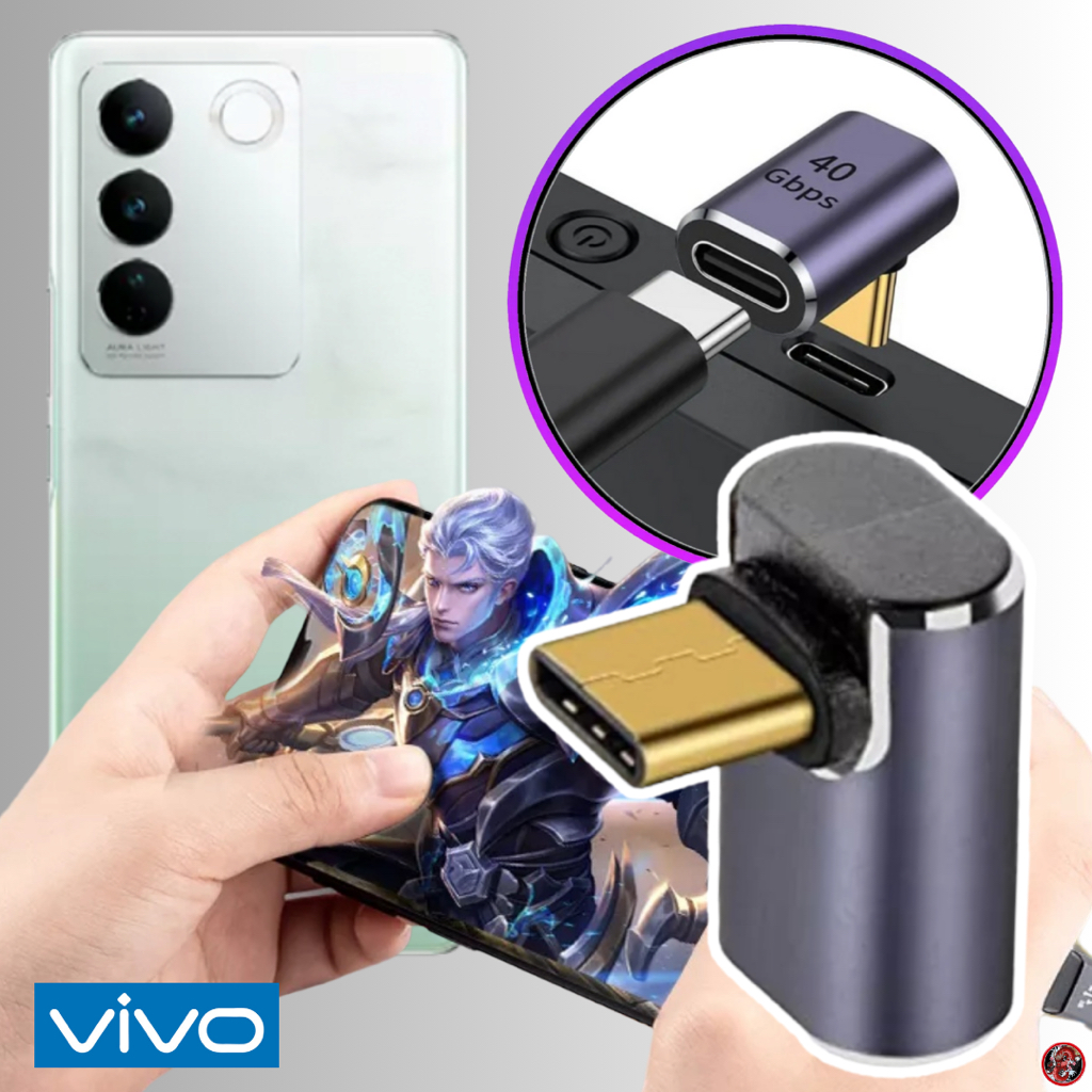 ข้อต่อ เล่นเกมส์ Adapter Type-C to Type-C GAME ชาร์จเร็ว 100W เชื่อมต่อ สายชาร์จ หูฟัง ถ่ายโอนข้อมูล