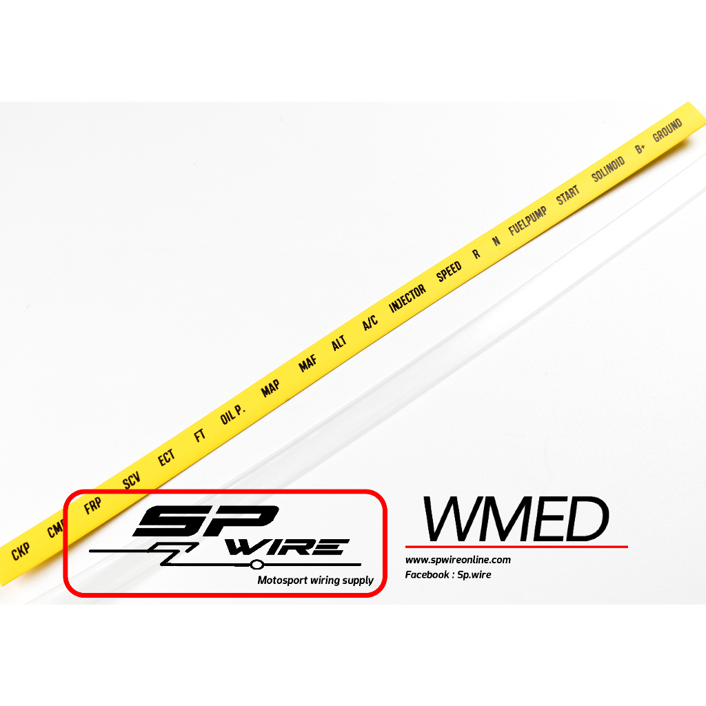 WMED ท่อหดมาร์คสายไฟ พร้อมท่อหดใส ชุดเครื่อง ดีเซลทุกรุ่น ราคาดีที่สุด !!Lable mark Set Disel engine-Spwire