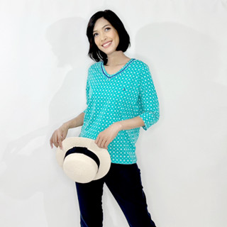 PORTLAND เสื้อยืดพิมพ์ลาย / Sleeves Printed T-Shirt (Green)