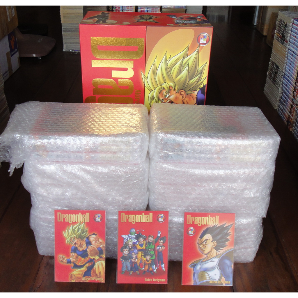 หนังสือการ์ตูน BOXSET Dragonball Dragon Ball BB ดราก้อนบอล สันทอง เล่ม 1-34 จบ + โปสการ์ด 3 ใบ ผลงานของ Akira Toriyama