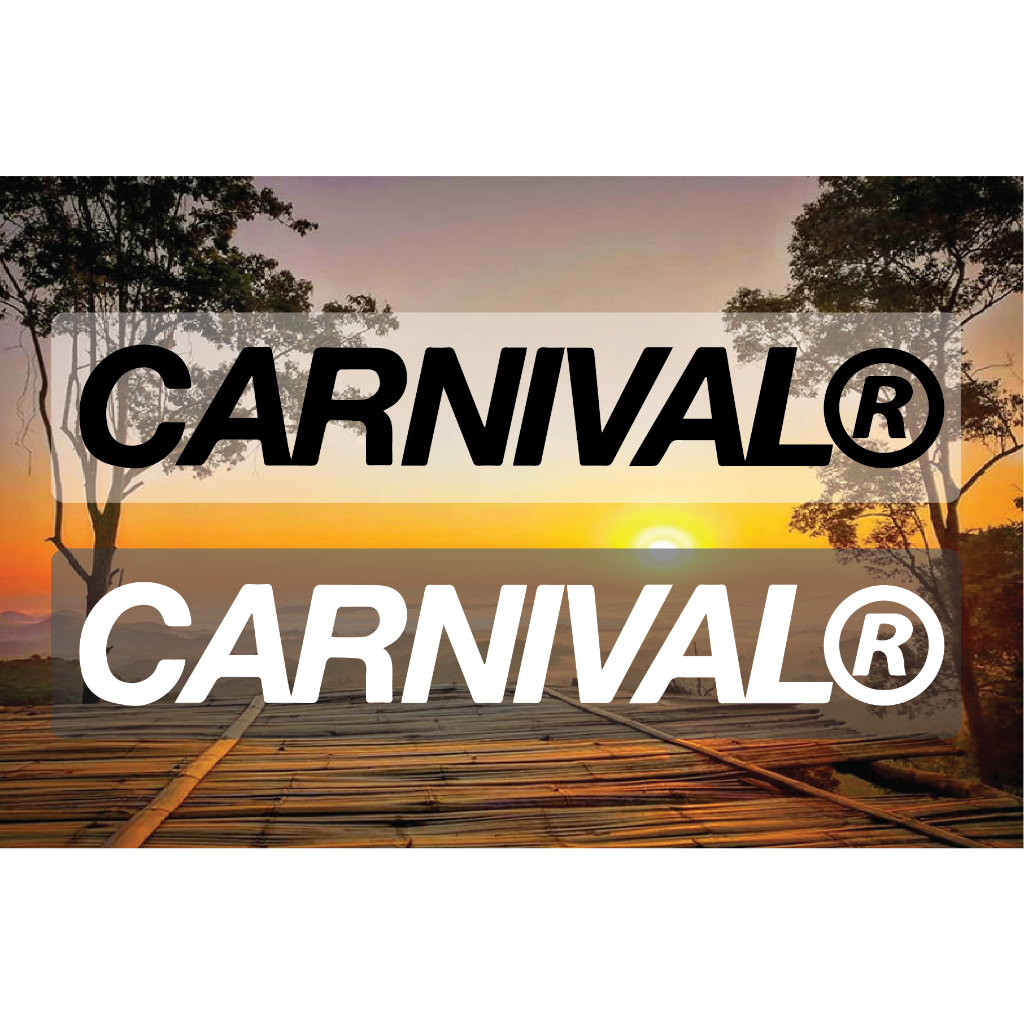 สติ๊กเกอร์ไดคัท  CARNIVAL@ แปะได้ทุกที่ ที่คุณต้องการ