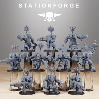 Warhammer 40k proxy (Orkaz SkullKrushers) - 3d print miniature boardgame model war game - StationForge