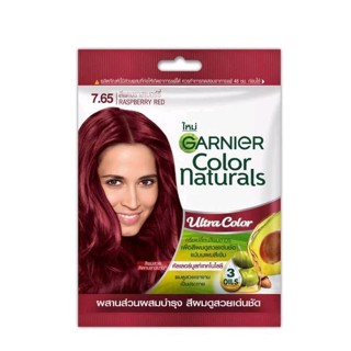 การ์นิเย่ คัลเลอร์ แนทเชอรัลส์ 7.65 garnier ครีมเปลี่ยนสีผม สีแดง