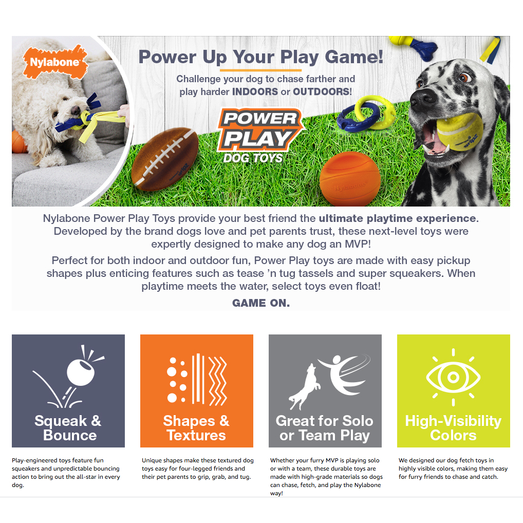 Nylabone Tennis Ball Gripz 3/pk ลูกเทนนิสมีรอยบุ๋มกระเด้งคาดเดาไม่ถูกกัดและคาบง่ายสำหรับสุนัขDog Toy - รูปที่ 3