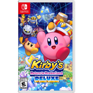 ผ่อนได้ 0% Kirby Return to Dreamland Deluxe for Nintendo switch ภาษา English แผ่นใหม่ในซีล ตรงปก