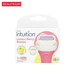SCHICK Intuition Lemon Berry Breeze Organic Lemon Refill มีดโกน 3pcs