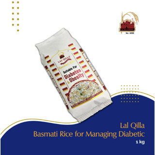 สินค้ามาใหม่ LAL QILLA Suitable For Diabetes Obesity Basmati Rice ข้าวบาสมาติคุณภาพจากอินเดีย 1 Kg