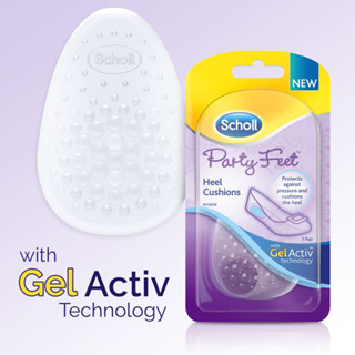 Scholl Party Feet Gel Heel Cushions รองส้นเท้า