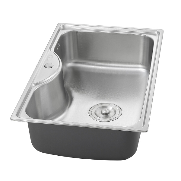 TEKA อ่างล้างจาน รุ่น V80.50 แถมฟรี ก็อกน้ำเย็น และตระกร้าล้างผัก ราคา ถูกที่สุด ดีลบีเคเค แกลเลอรีภาพที่ 3