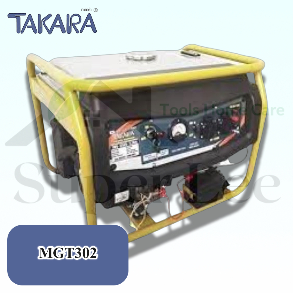 TAKARA รุ่น MGT302 TMV6500 เครื่องปั่นไฟ  GEN 5500W / 5.5KW (ไม่มีมีล้อ) เครื่องยนต์ขนาด 15HP