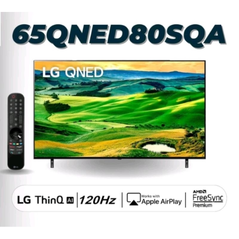 LG ทีวี 65QNED80 UHD QNED (65", 4K, Smart,) รุ่น 65QNED80SQA.ATM
