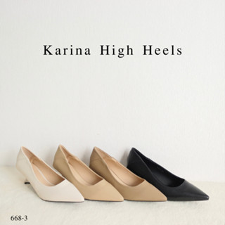 Mgaccess   Karina High Heels Shoes  668-3 รองเท้าคัทชู