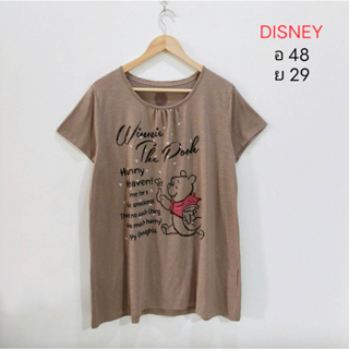 เสื้อยืด Brand Disney แท้ 100% ลายหมีพูห์ Pooh Bear ทรง Oversize  อก 48 ยาว 29