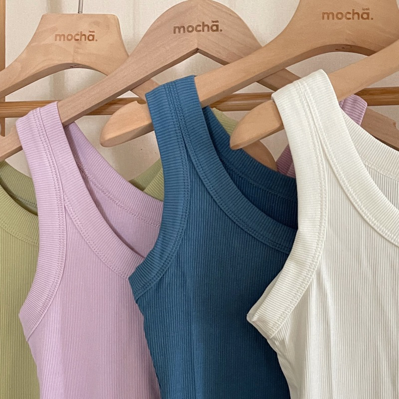 <special ลดราคา❗️> Bok choy tank top (ไซส์ s) (เสื้อกล้ามผ้าร่อง)