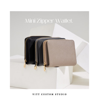 VITT Personalized Mini Zipper Wallet