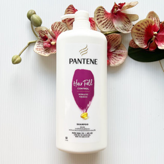 1200 ml. ผลิต 01/23 แชมพู แพนทีน Pantene Shampoo Hair Fail Control แฮร์ ฟอล คอนโทรล สีชมพู