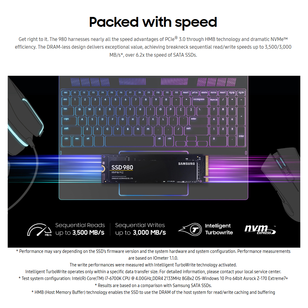 SAMSUNG 980 M.2 NVMe SSD