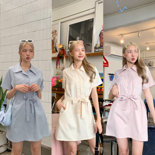 🔥ใส่โค้ด 3PCSSEP ลด 75.- บาท 3pcs.basket Choux cream dress