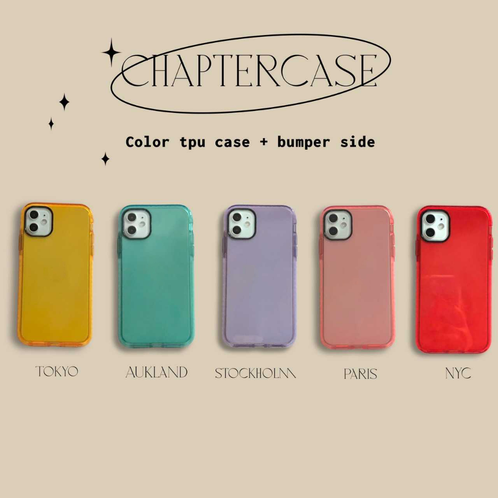 สำหรับรุ่น 13 [พร้อมส่ง] TPU + bumper case เคสโทรศัพท์สีโปร่งใส่ เคสนิ่ม กันกระแทก