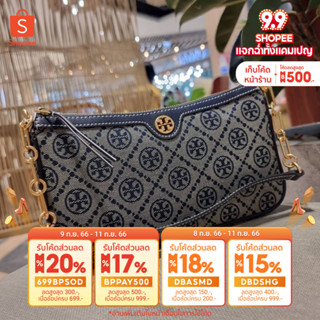 TORY BURCH T MONOGRAM JACQUARD STUDIO BAG