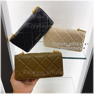 กระเป๋า Charles &amp; Keith รุ่น Paffuto Chain Handle Quilted Long Wallet : CK6-10680924-3 แท้จากชอป