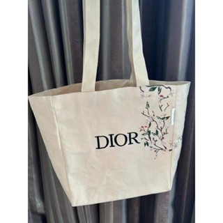 Dior กระเป๋า ผ้า รุ่น Mothers Day Canvas Tote- Diorsize 13”x 11"