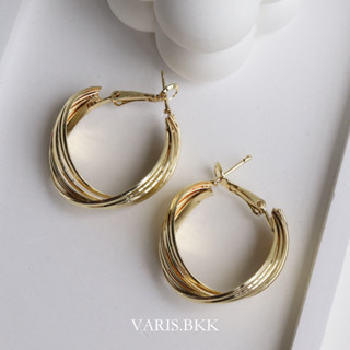 🧁Chunky Hoop Earrings-varis.bkk