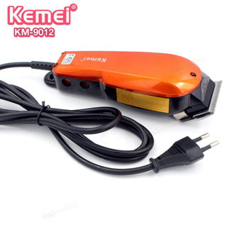 แบตตาเลี่ยนตัดผมมีสาย Kemei KM-9012 ปัตตาเลียนตัดผม โกนผม กันจอน หวีรองเบอร์ 4 เบอร์