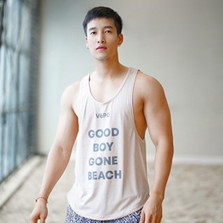 เสื้อกล้ามลำลอง ฟรีไซส์ Good Boy Gone Beach