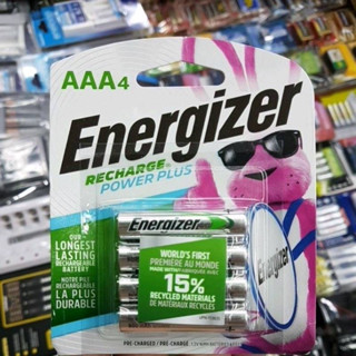 (แพคเกจUSA) ถ่านชาร์จ Energizer 800mAh รุ่น Power Plus AAA 4ก้อน Ni-MH ของใหม่ ของแท้ made in japan