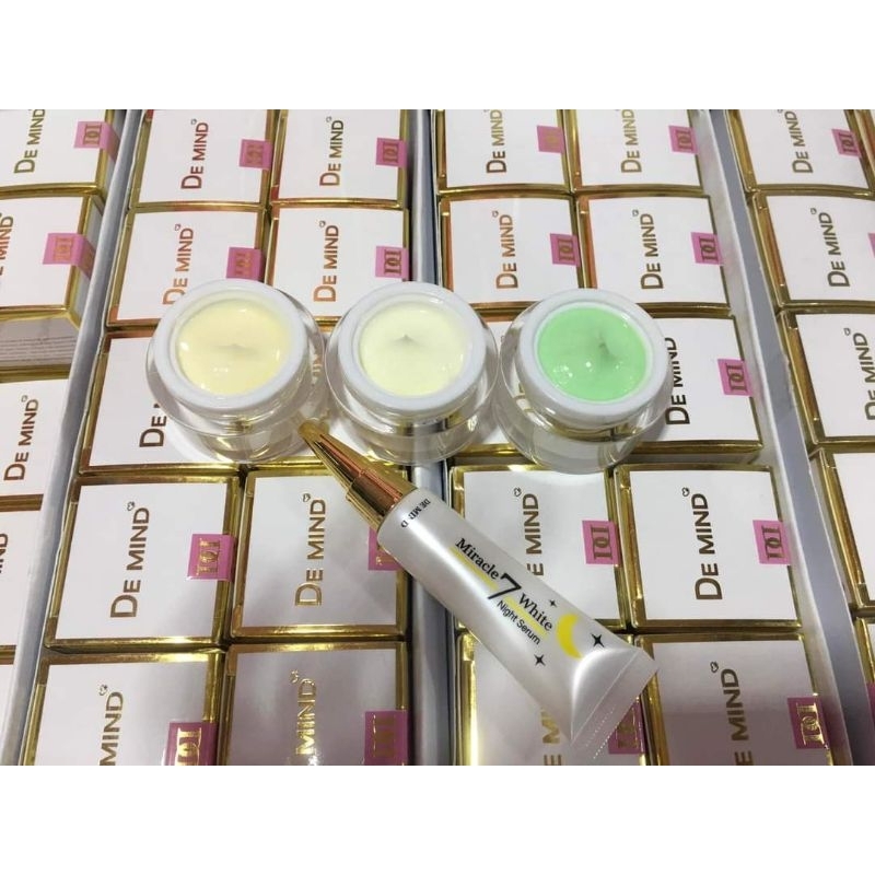 ครีมDe Mind เชตลดฝ้า หน้าขาวใส