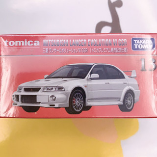 Tomica Premium 13 Mitsubishi Lancer Evolution VI GSR (White)