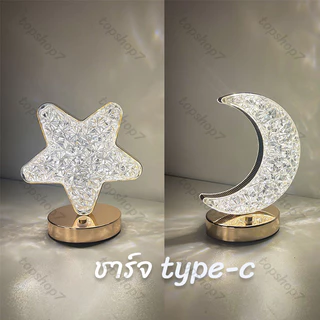 [🇹🇭จัดส่งวันนี้🎁]โคมไฟร้านอาหาร ตั้งโต๊ะ LED มินิมอล ตกแต่งห้อง โต๊ะอาหาร เปลี่ยนได้สามสี ปรับความสว่างได้ แบบชาร์จ L02