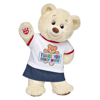 Build a bear workshop, ตุ๊กตาหมี หมีน่ารัก สีครีม หมีบิ้วแบรนด์แท้ พร้อมส่ง (Lil Cub Pudding Bear)