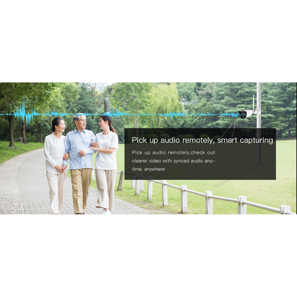 VStarcam CS55 1296P Outdoor IP Camera กล้องวงจรปิดไร้สาย กล้องนอกบ้าน 3.0ล้านพิกเซล