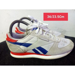 Reebok Size 36 ยาว 23.5 Cm  รองเท้ามือสอง  ผู้หญิง เท้าเล็ก แฟชั่น ลำลอง ทำงาน