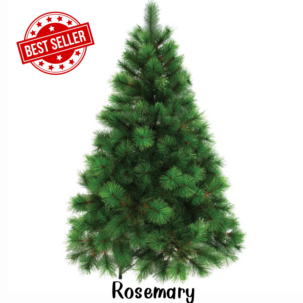 "ขายดี " ต้นสนคริสต์มาส ของประดับตกแต่งเทศกาลคริสต์มาส รุ่น ROSE MARY ขนาด 4 และ 5 ฟุต