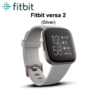 Fitbit Versa 2 นาฬิกาข้อมือสมาร์ทวอทช์ กันน้ํา วัดอัตราการเต้นของหัวใจ สําหรับฟิตเนส