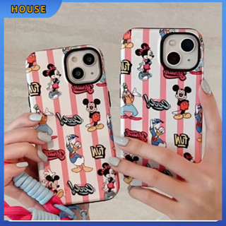 💲คูปองเคลม💲เคสไอโฟน case for iphone 11 12 เป็ดโดนัลด์ พร้อมโซ่ เคส 15 14 13 12 11 pro max ป้องกันรอยขีดข่วน กันฝุ่