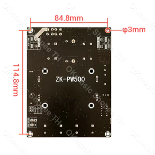 ZK PW500 สเต็ปอัพ วงจรเพิ่ม แรงดันไฟฟ้า 500W Boost Converter 11-27V เป็น12-50V DC/DC แปลงไฟจาก step Up