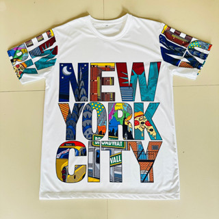 เสื้อยืดลาย NEWYORKCITY สีขาวลายใหม่ล่าสุด