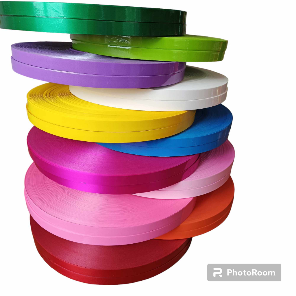 ริบบิ้นไฮกลอส เนื้อเงา ม้วนใหญ่ 300 หลา ขนาด 12 mm. เนื้อแข็ง พับเหรียญโปรยทาน (ราคาต่อม้วน) ราคา ถูกที่สุด ดีลบีเคเค แกลเลอรีภาพที่ 6