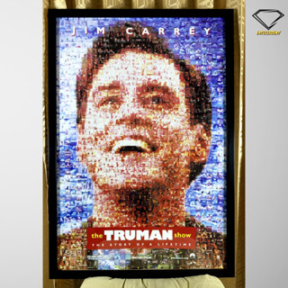 💎Intelligent | กรอบรูปพร้อมโปสเตอร์ Truman Show | x 1 กรอบ ตกแต่งบ้าน กรอบโปสเตอร์ กรอบรูปพร้อมกระจก ทรูแมน โชว์