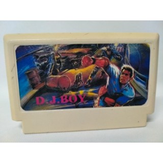 ตลับเกม FC เกมชื่อ DJ Boy เกมตลุยด่าน