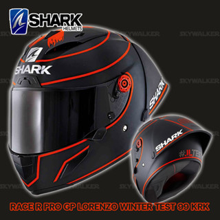 หมวกกันน็อค SHARK รุ่น RACE R PRO GP LORENZO WINTER TEST 99 KRK (MATTE)